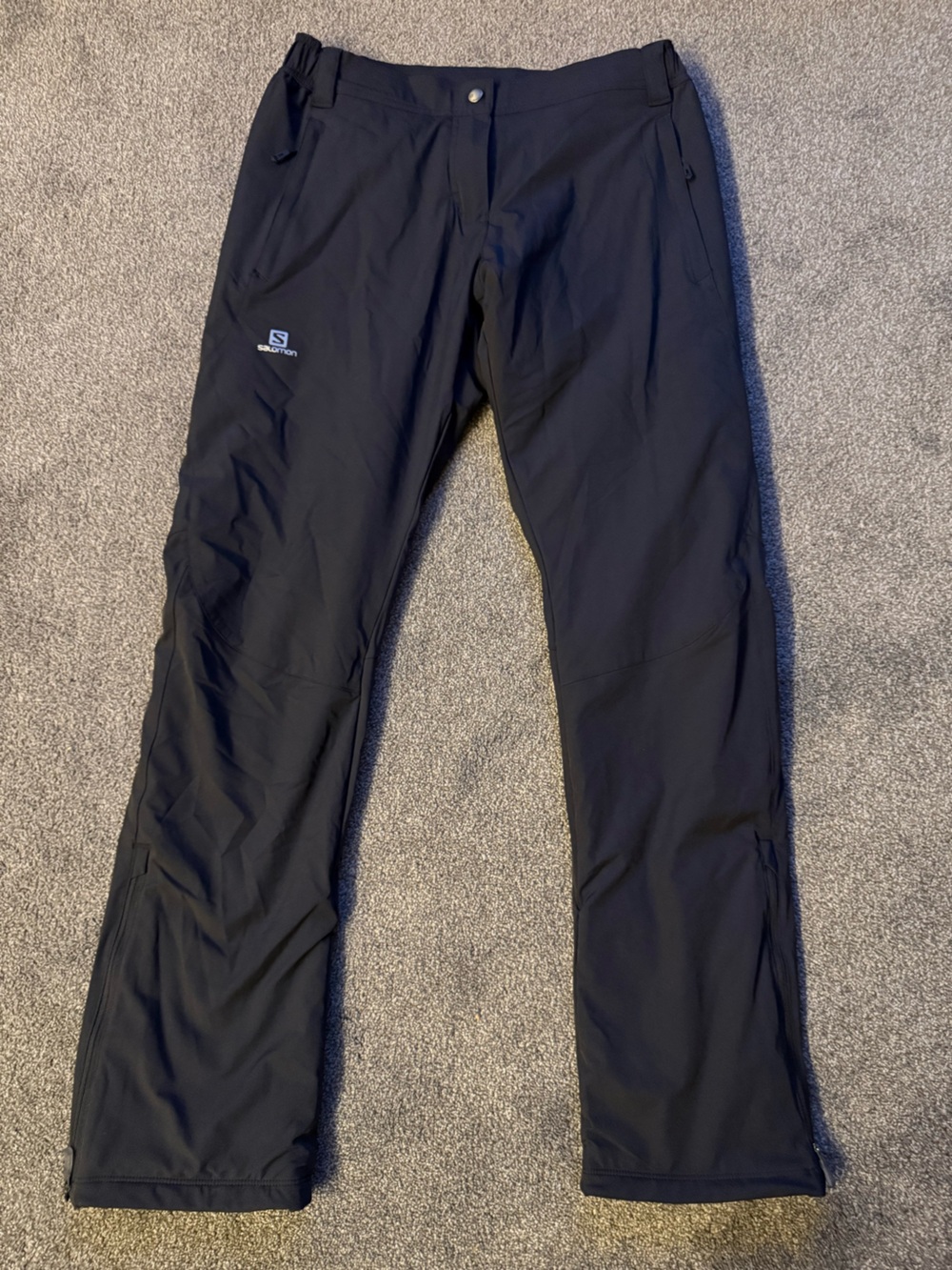 Salomon Black Women's Softshell Insulated Snow Pants